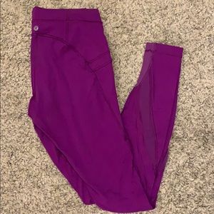 Lululemon Tights *Full-on Luon* with mesh insert